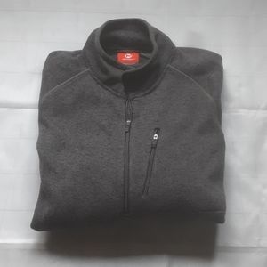 Mens Merrell Grey 3/4 zip Sweater XL